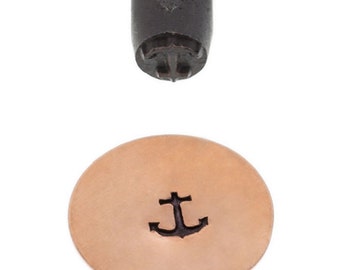 Anchor Metal Design Stamp-Eurotool-Elite Design Size- 5mm Metal Design Stamp-Metal Stamping Supplies