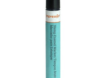 Impressart Stamp Enamel Marker-BLACK-Use to color in your letters after stamping-New Item!-Metal Stamping Tool-Metal Supply Chick