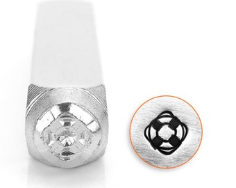 Life Saver Ring Metallstempel- Metallstempel von ImpressArt- 6 mm Metallstempelwerkzeug-Stahlstempel-Metallversorgung Küken