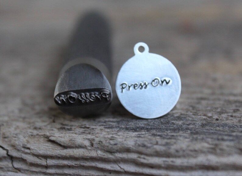 Metal Supply Chick Metal Design Stamp Press On Pick Your Size Word Stamps-Advantage Series-Professional Quality\u2014Sharp-Stainless Rated