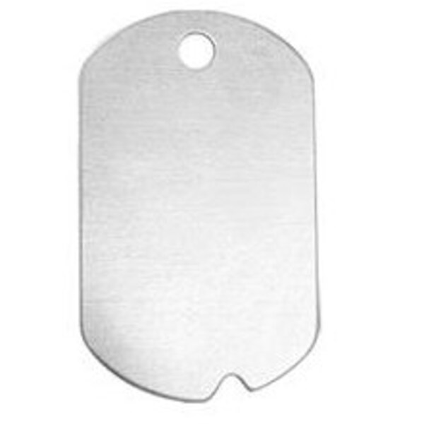 DOG TAG - Aluminum Stamping Blanks-1.25  inch  Soft Strike Aluminum -20 Gauge 4 pack-Super Cute!