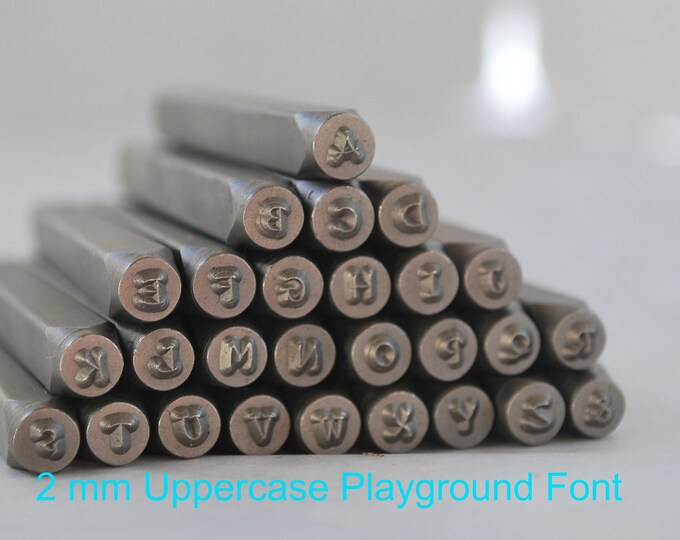 Metal Stamping Set Inkristen/aras Font Alphabet Letter Stamp Setmetal