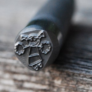 Cheerleader Design Stamp --Advantage Series Metal Stamp-Professional Quality-Guaranteed on Stainless