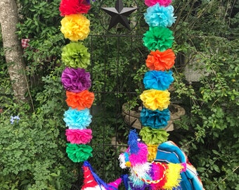 Colorful Mexican Paper Flowers - Kids Craft - Raising Veggie Lovers