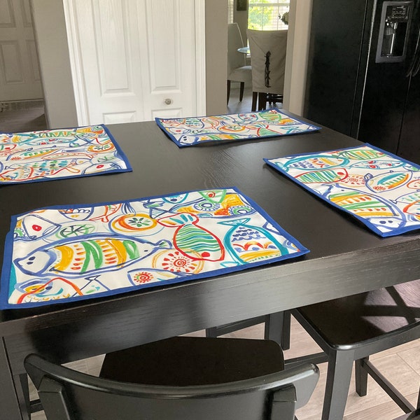 Nautical Placemats Etsy