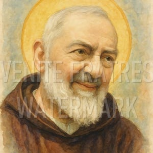 St. Padre Pio - Traditional Catholic Wall Art Printable - High Resolution Instant Digital Print Download