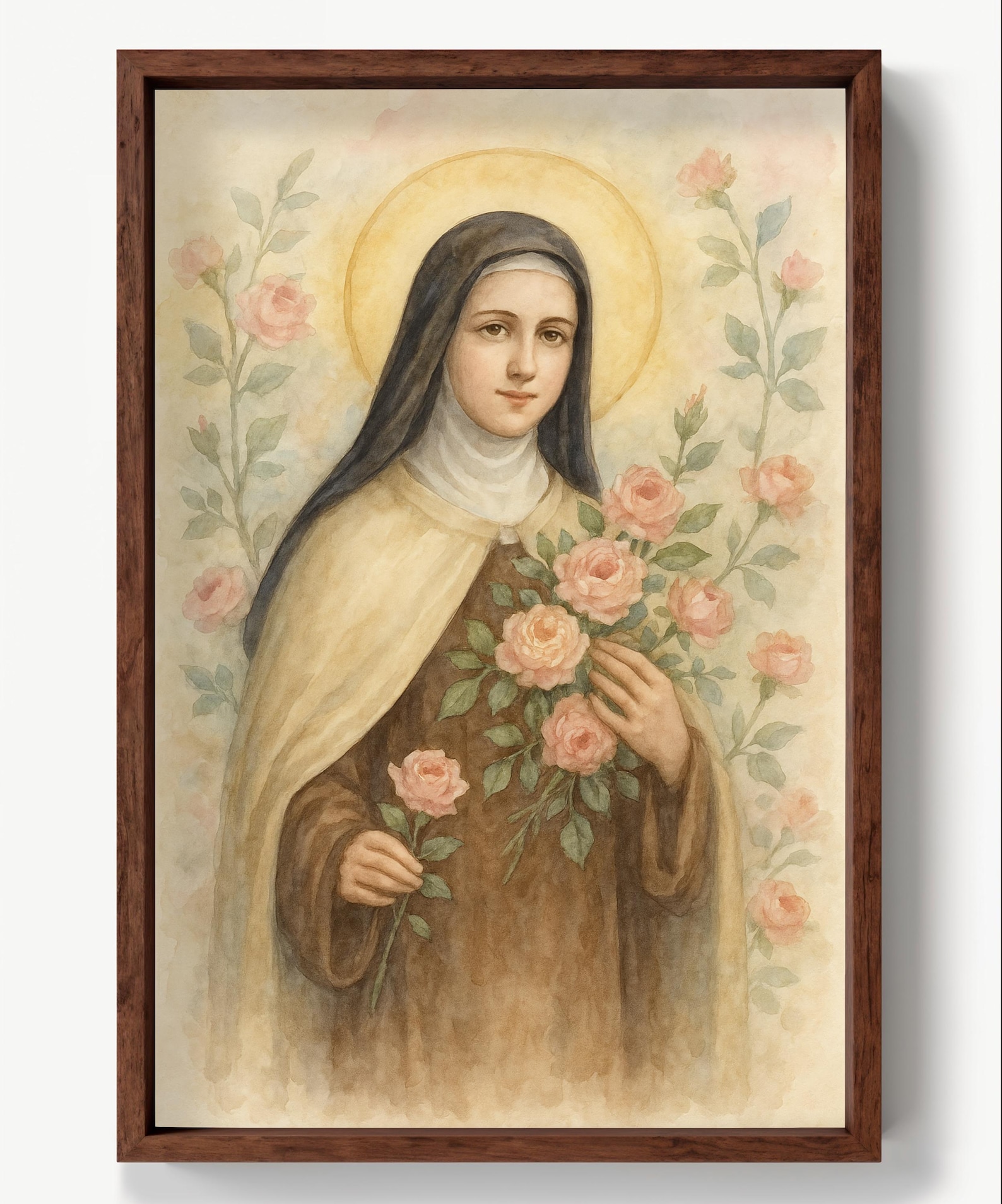 St. Therese of Lisieux - Catholic Wall Art Printable (digital Download ...