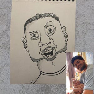 Hand Drawn Customized Caricatures