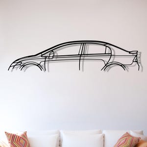 Civic Si 4D Wall Art, Honda Civic Metal Art, Civic Decor, Civic Garage , Civic Metal Wall Decor, Civic Accessories, Honda Civic Si 4D Gifts