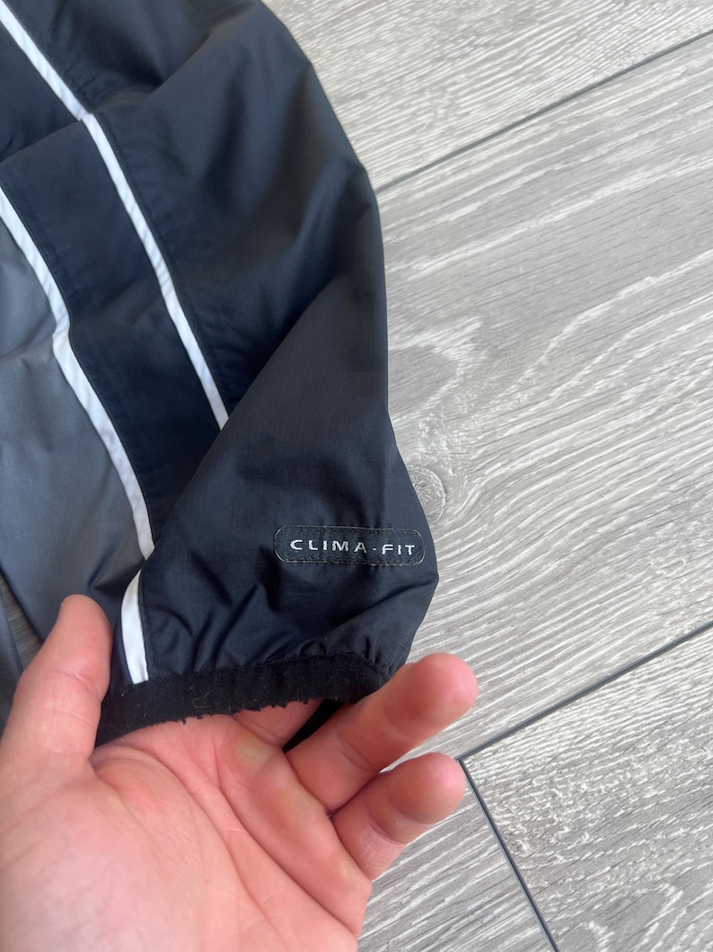 Vintage Y2K Nike Center Swoosh Helnylon Sweatshirt 90-tal bild 5