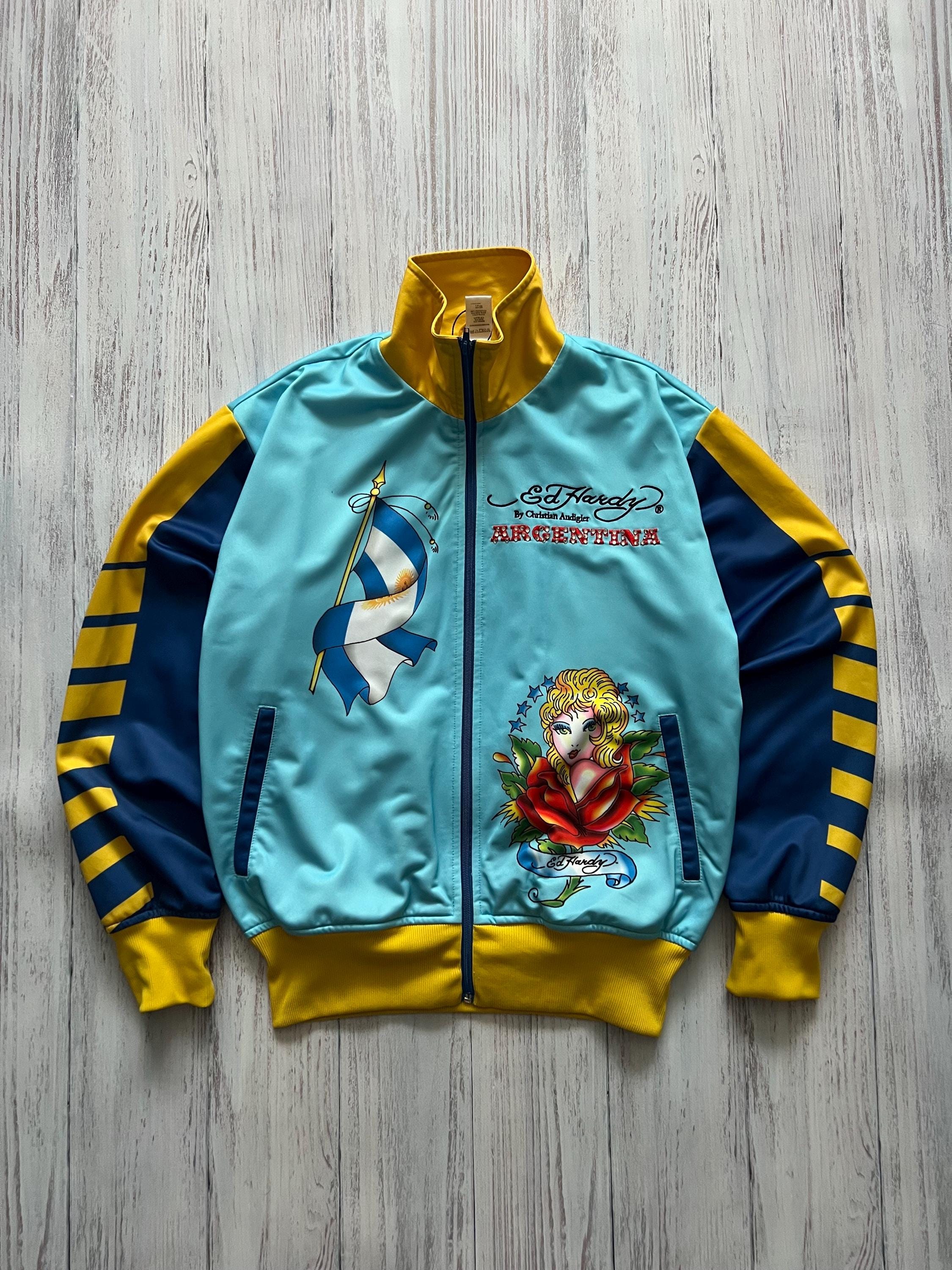 Vinatge Y2K Ed Hardy Argentina Olympic Jacket - Etsy