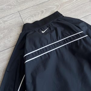 Vintage Y2K Nike Center Swoosh Helnylon Sweatshirt 90-tal bild 8