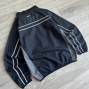 Vintage Y2K Nike Center Swoosh Helnylon Sweatshirt 90-tal bild 9