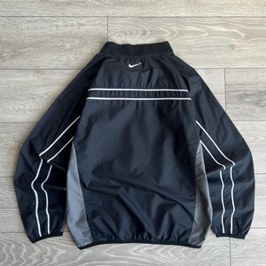 Vintage Y2K Nike Center Swoosh Helnylon Sweatshirt 90-tal bild 7
