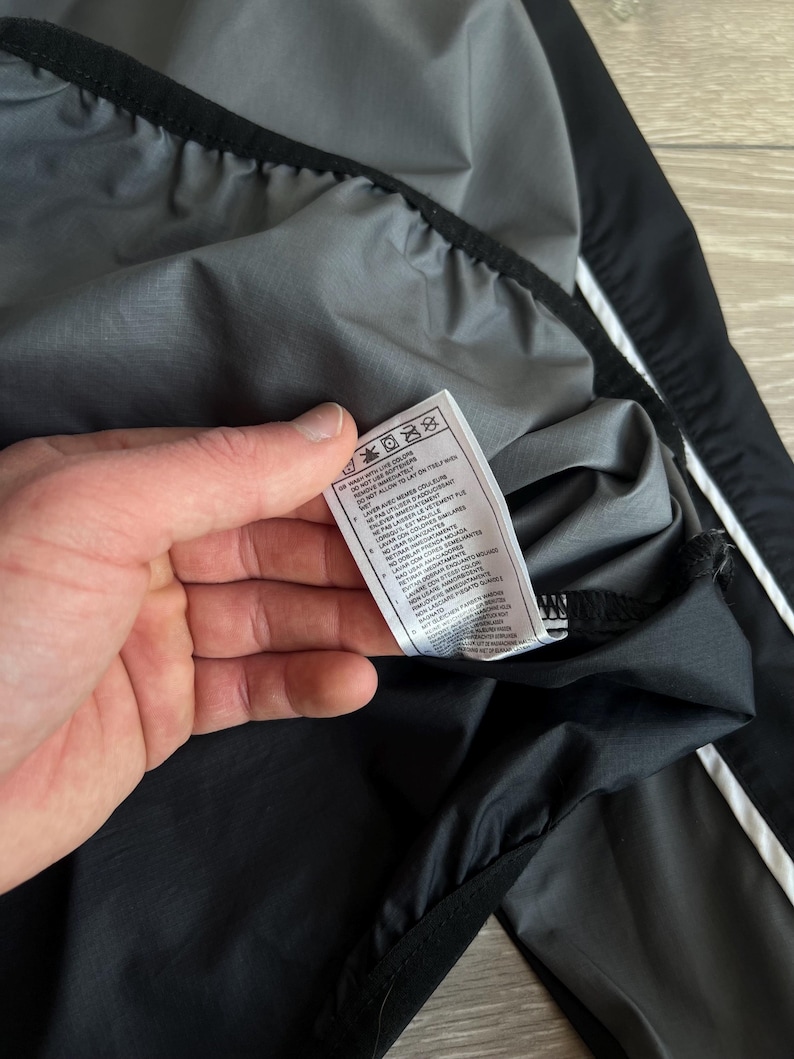 Vintage Y2K Nike Center Swoosh Helnylon Sweatshirt 90-tal bild 14