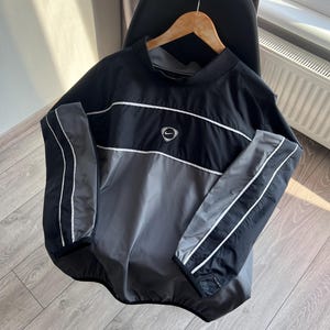 Vintage Y2K Nike Center Swoosh Helnylon Sweatshirt 90-tal bild 11