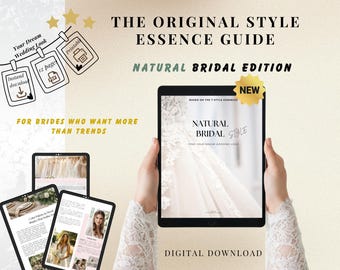 Natural Bridal Style Guide | Authentic Wedding Look | Style Essence Digital Download