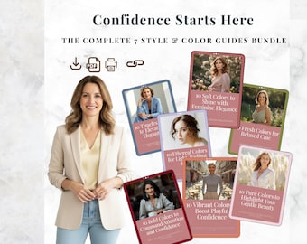 Complete Style & Color Guide Bundle for Women 40+ | All 7 Style Essences Digital Set