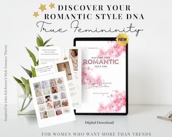 Romantic Style Guide for Women 40+ | Elegant Feminine Digital PDF