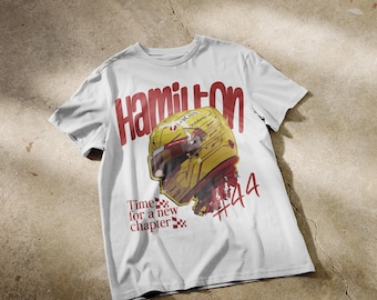 Maglietta Ferrari Lewis Hamilton 44 F1 / Merchandising Formula 1 / Appassionato di Formula Uno / Ferrari Hamilton