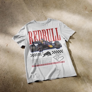 Vintage Redbull Racing T-Shirt | Formula 1 Fan Merch | F1 Redbull Tee