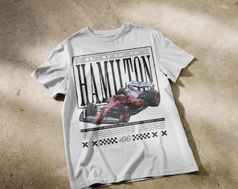 Lewis Hamilton Ferrari T-shirt | Ferrari f1 | formula 1 fan merch | F1 Tee