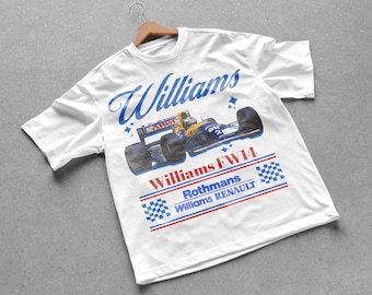 Camiseta vintage de Williams Fórmula 1 / Merchandising de F1 / Regalo de Fórmula 1 / Williams F1 / Automovilismo retro