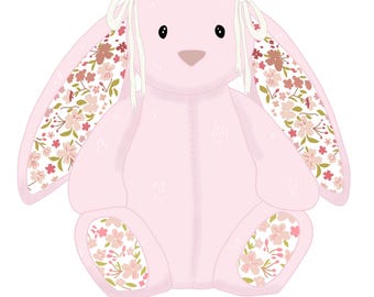 Jelly cat bunny digital art print