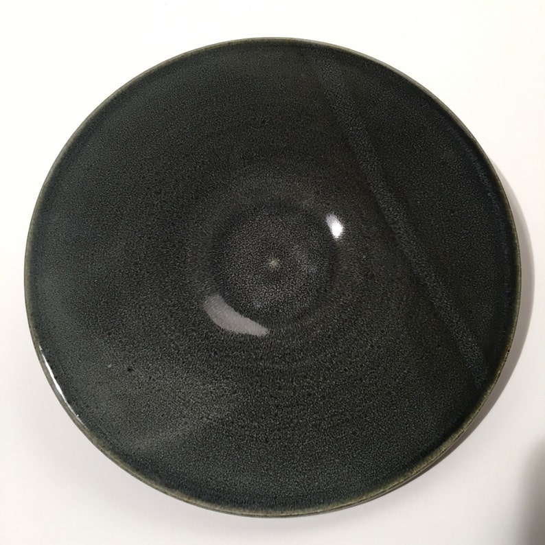 Decorative Plate/votive Display Olive Green With White Etsy