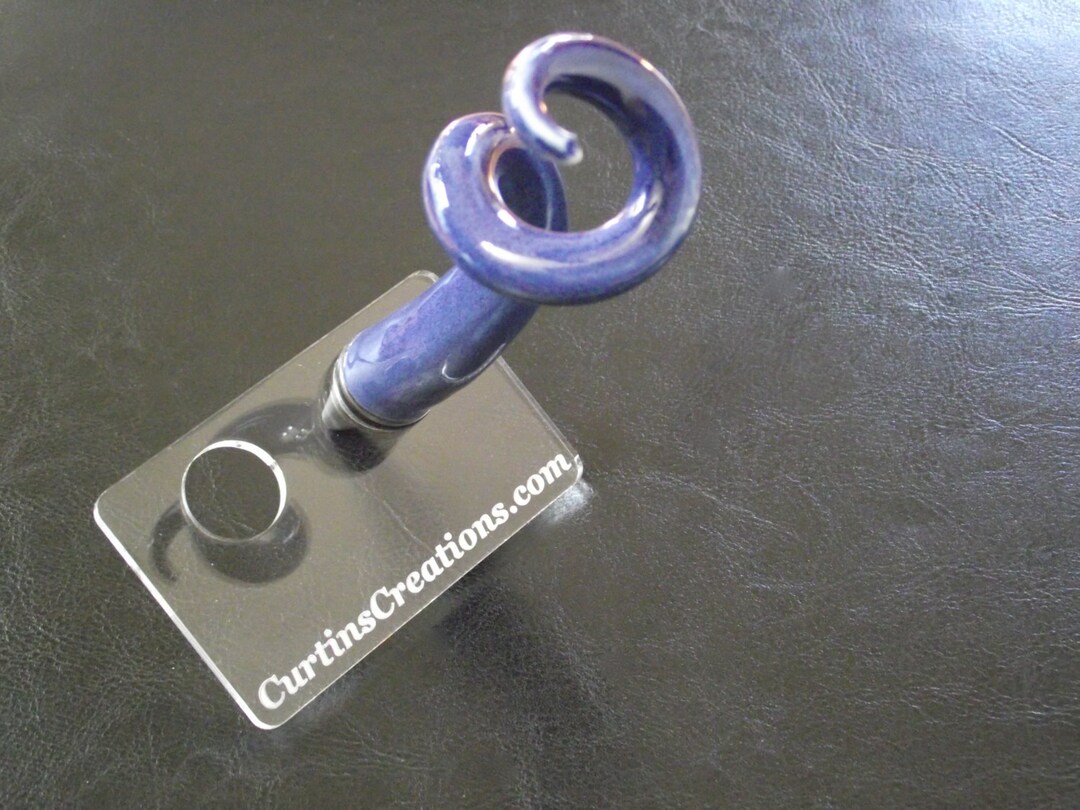 Wine Bottle Stopper Display Stand Clear Acrylic Lasercut Double Etsy