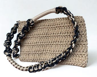 Handmade Paracord Purse Strap: Macrame Crochet Bag Strap