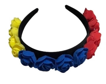 Venezuela, Colombian, Ecuador Diadema Handband Artificial Flowers