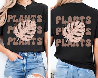 Plants Graphic Comfort Colors T-Shirt, Botanical Tee