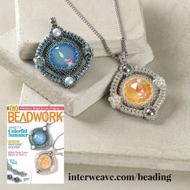 Galaxy Pendant Kits - ( must buy Beadwork Magazine summer 2021 issue …