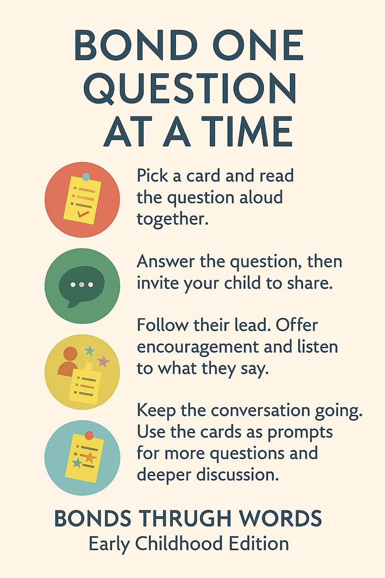 Printable Conversation Cards for Kids Ages 4 - 7 | 80 Child-friendly ...