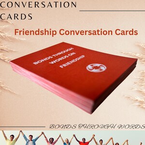 友情会話カード | 友達への深い質問 | アイスブレイクゲーム – 印刷可能なダウンロード | 親友への贈り物 | 深い議論