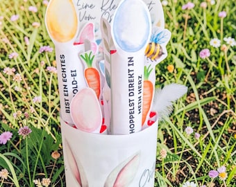 Sofort Download Duplo Osterbox Vorlage, 2 Designs + 20 Ostertexte, Printable Geschenk, Last Minute Ostergeschenk