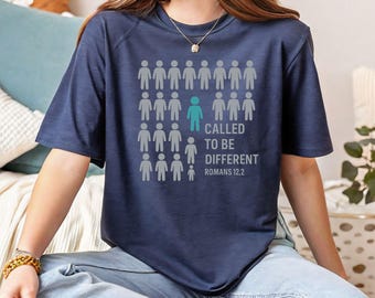 Ropa de calle cristiana vintage Comfort Colors, ama como Jesús, camisa religiosa, ropa inspiradora, llamado a ser diferente, elegido