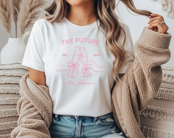 Future Mrs Shirt, Bride to Be Shirt, Custom Bride Gift, Newly Engaged Gift For Her, Personalized Engagement Shirt, Fiancee Comfort Colors®