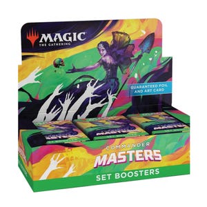 Magic The Gathering Commander Masters Set Booster Box - 24 packs - 360 cards