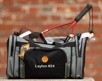 Personalized Kids Sports Duffle Bag, Insulated Gym Cooler for Children