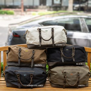 Langston bag with available colors labeled