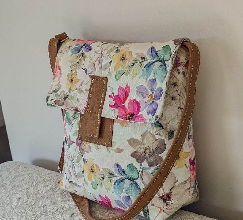 So Pretty Leather and Cream and Floral image 3