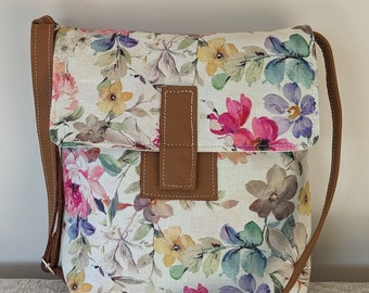 So Pretty Leather and Cream and Floral