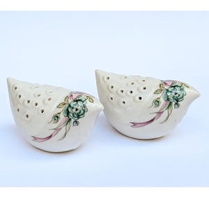 Vintage Elizabeth Arden Palais de Versailles Dove Pomander Pair Japan