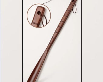 Long Handle Wooden Shoe Horn – Ergonomic, Natural Wood