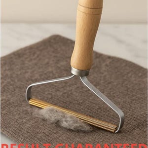 Éliminateur de peluches en bois - Nettoyant réutilisable pour poils d'animaux et poils d'animaux pour vêtements, canapés et tapis