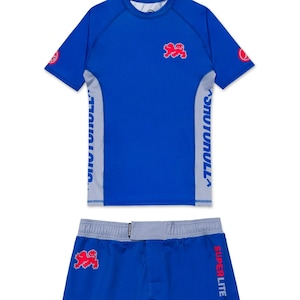 BJJ No Gi Set Shoyoroll Batch 145 Rashguard (Short Sleeves) & Shorts | Grappling Uniform | Bjj Gear - Free Shipping Globally