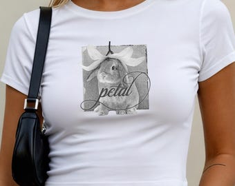 Ariana Grande Bunny Shirt, Petal Baby Tee, New Album Shirt 31:7 Petal Crop Top, Concert Tour Shirt