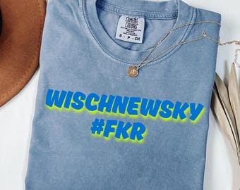 Maglietta con testo #fkr di Wischnewsky, maglietta di protesta minimalista, maglietta gratuita di Karen Read, maglietta con dichiarazione audace, maglietta unisex di sensibilizzazione, Comfort Colors®